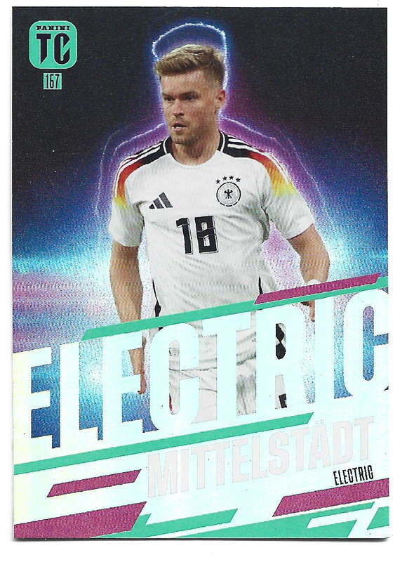 MAX. MITTELSTADT - PANINI `TOP CLASS` 2025 COLLECTION - FOIL ELECTRIC TRADING CARD 157