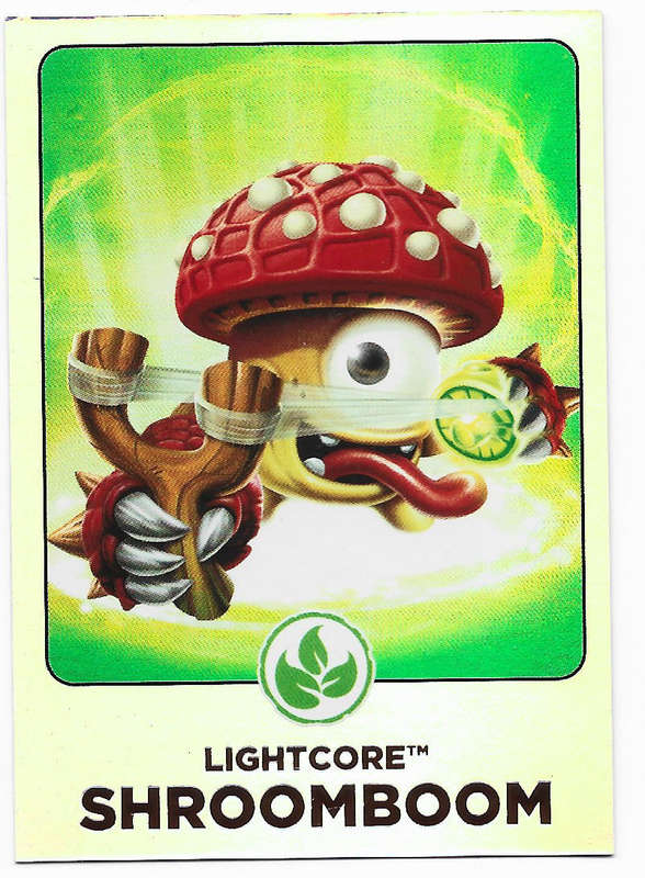SHROOMBOOM - TOPPS SKYLANDERS GIANTS 2013 COLLECTION - LIGHTCORE FOIL TRADING CARD 160
