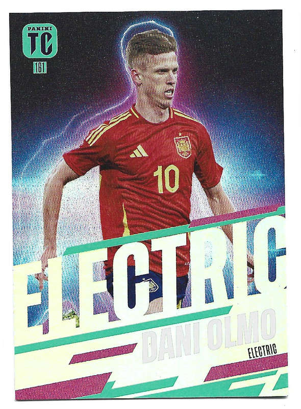 DANI OLMO - PANINI `TOP CLASS` 2025 COLLECTION - FOIL ELECTRIC TRADING CARD 161