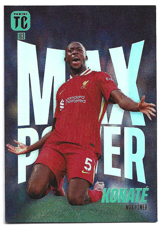 IBRAHIMA KONATE - PANINI `TOP CLASS` 2025 COLLECTION - FOIL MAX POWER TRADING CARD 163