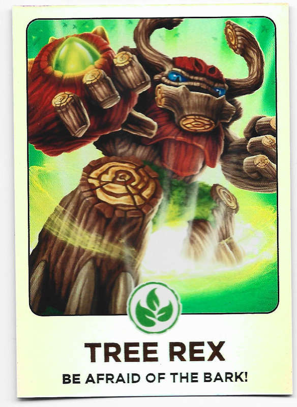 TREE REX - TOPPS SKYLANDERS GIANTS 2013 COLLECTION - ULTRA FOIL TRADING CARD 164
