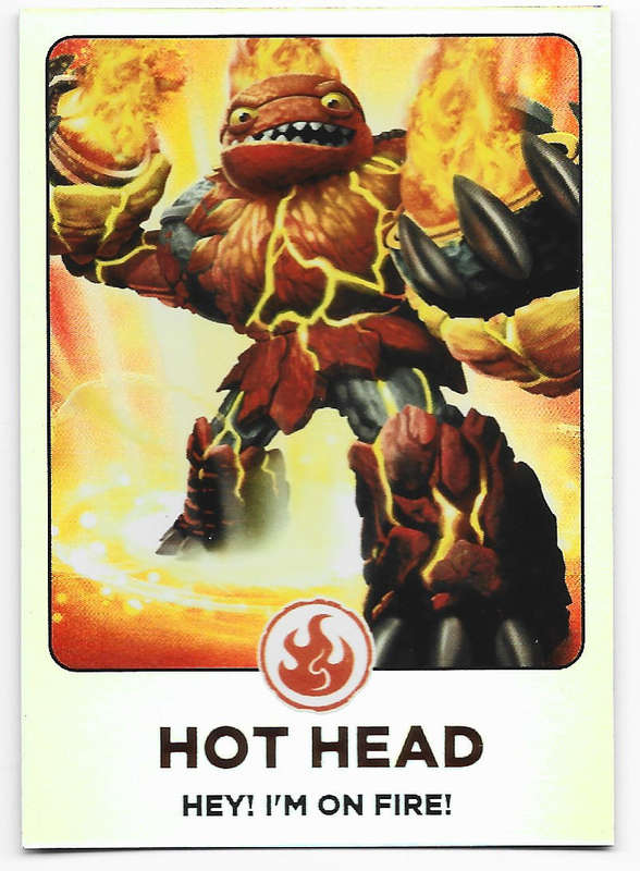HOT HEAD - TOPPS SKYLANDERS GIANTS 2013 COLLECTION - ULTRA FOIL TRADING CARD 165