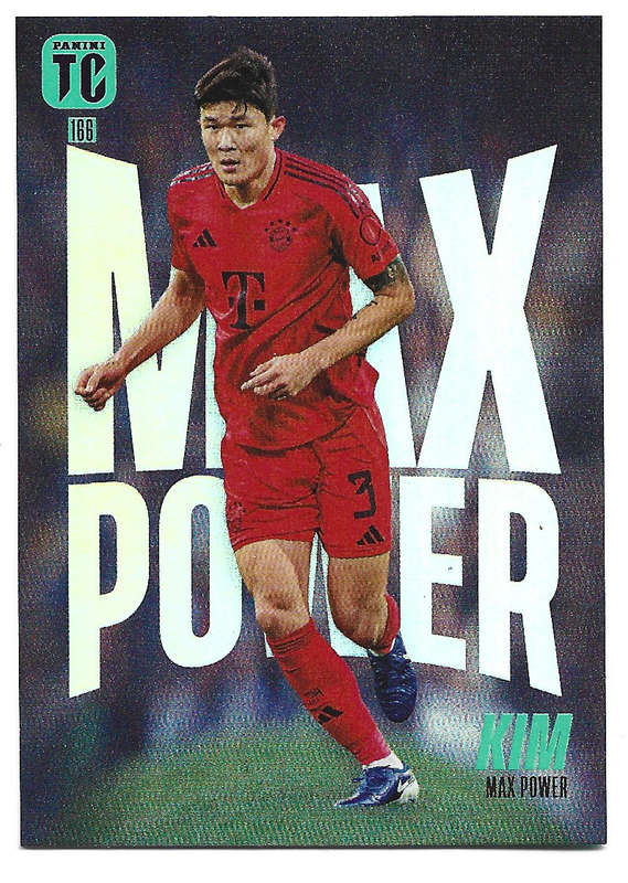 MINJAE KIM - PANINI `TOP CLASS` 2025 COLLECTION - FOIL MAX POWER TRADING CARD 166