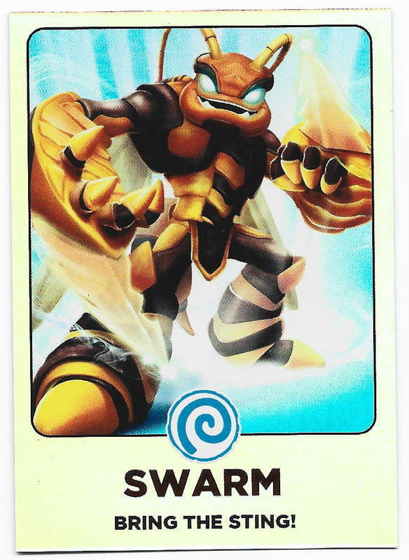 SWARM - TOPPS SKYLANDERS GIANTS 2013 COLLECTION - ULTRA FOIL TRADING CARD 166