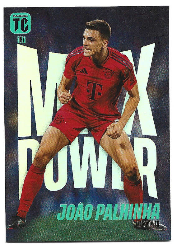 JOAO PALHINHA - PANINI `TOP CLASS` 2025 COLLECTION - FOIL MAX POWER TRADING CARD 167