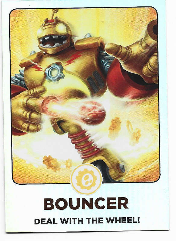BOUNCER - TOPPS SKYLANDERS GIANTS 2013 COLLECTION - ULTRA FOIL TRADING CARD 167