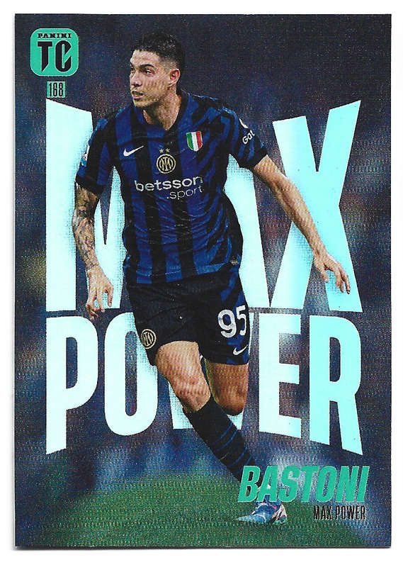 ALEX. BASTONI - PANINI `TOP CLASS` 2025 COLLECTION - FOIL MAX POWER TRADING CARD 168