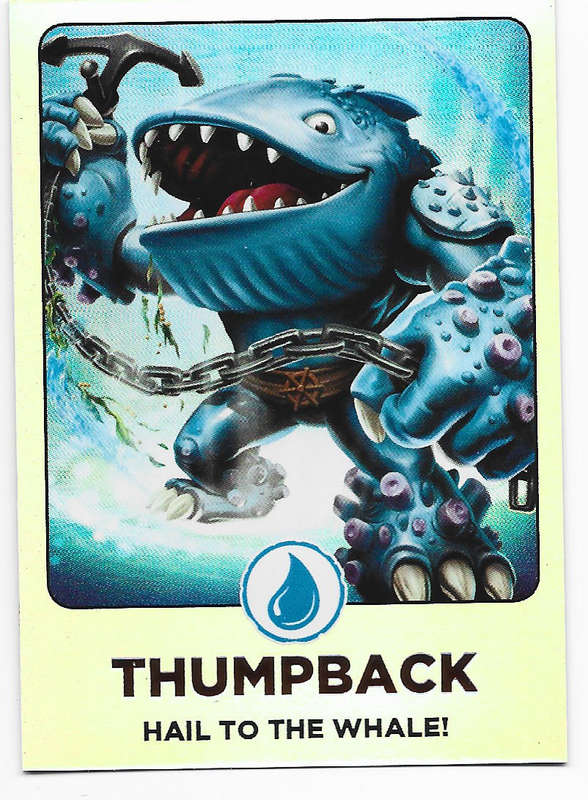 THUMPBACK - TOPPS SKYLANDERS GIANTS 2013 COLLECTION - ULTRA FOIL TRADING CARD 169