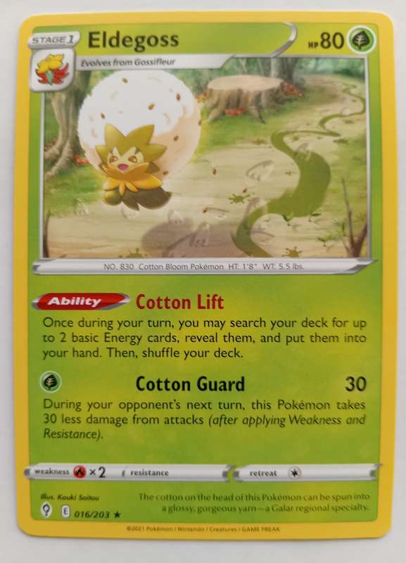 ELDEGOSS - POKEMON NINTENDO PALDEA EVOLVED - COMMON TRADING CARD 16/203