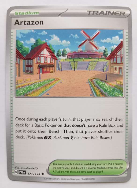 POKEMON CARD - ARTAZON  171/193 TRAINER PALDEA EVOLVED 2023 - MINT
