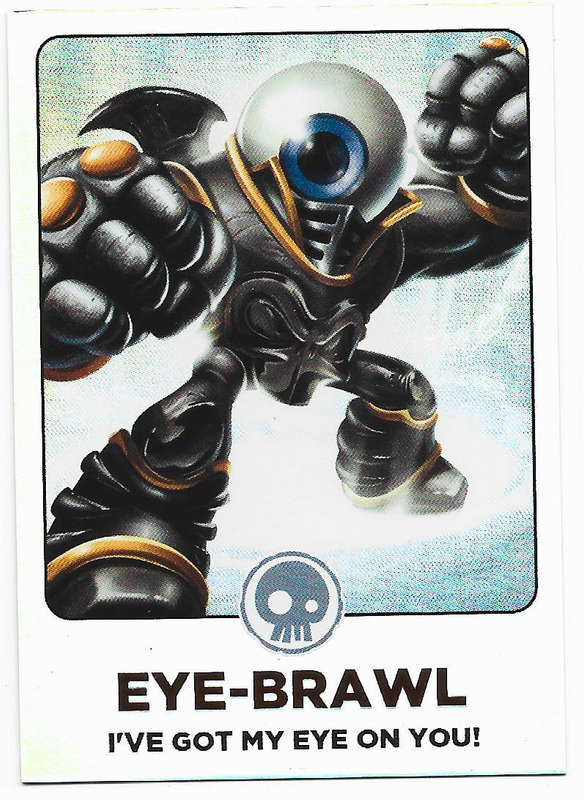EYE BRAWL - TOPPS SKYLANDERS GIANTS 2013 COLLECTION - ULTRA FOIL TRADING CARD 171