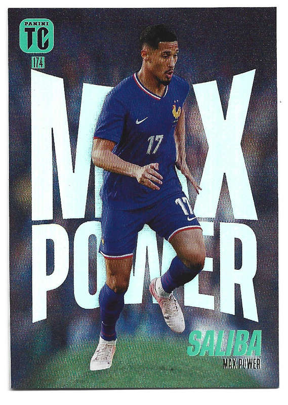 WILLIAM SALIBA - PANINI `TOP CLASS` 2025 COLLECTION - FOIL MAX POWER TRADING CARD 174