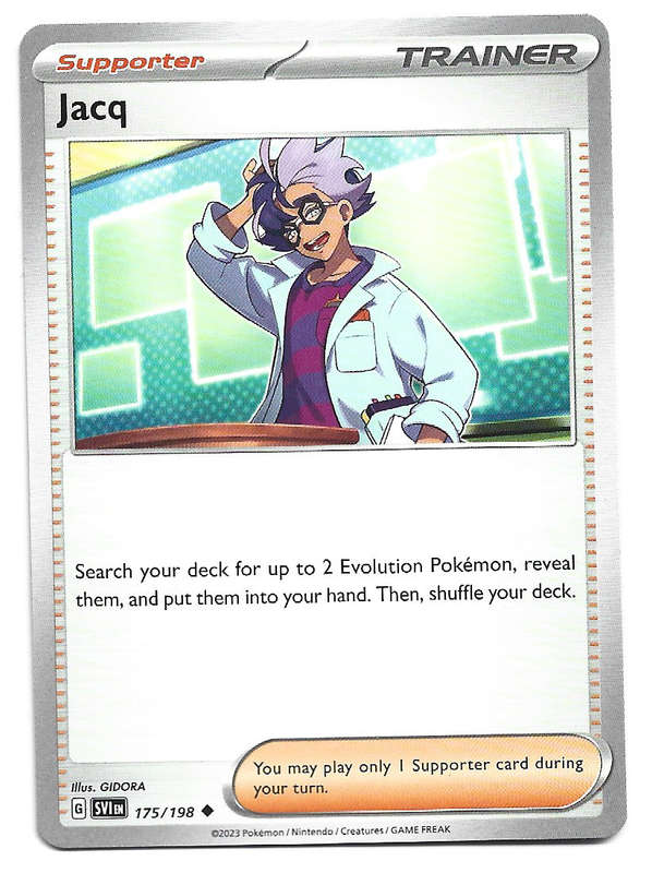 JACQ - POKEMON SCARLET & VIOLET  175/198 UNCOMMON TRADING CARD