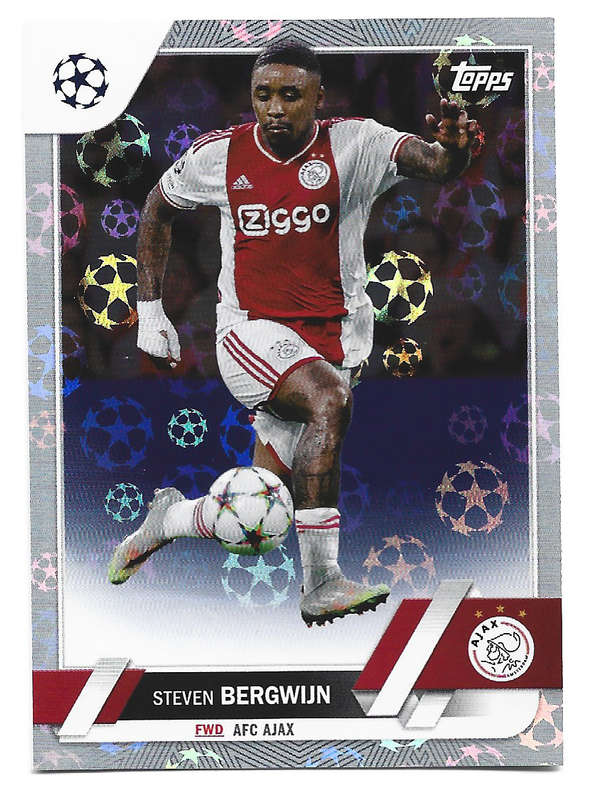 STEVEN BERGWIJN - TOPPS UEFA Champ League 2023 - SILVER FOIL  TRADING CARD 176