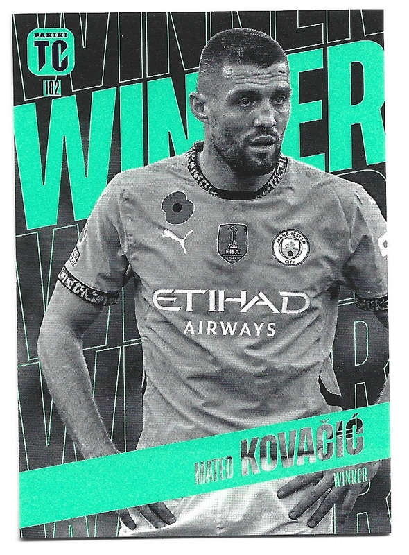 MATEO KOVACIC - PANINI `TOP CLASS` 2025 COLLECTION - FOIL WINNER TRADING CARD 182