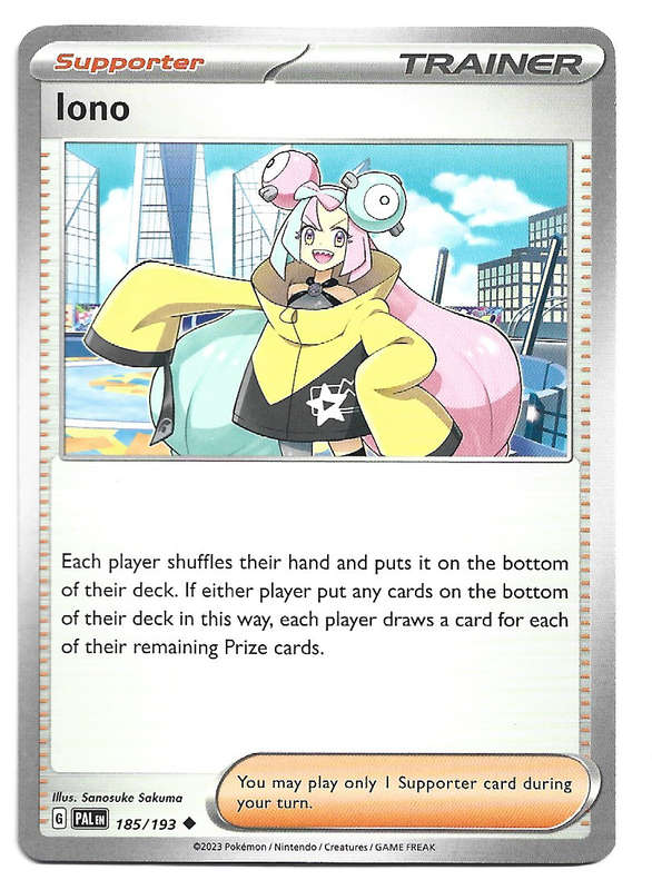POKEMON CARD - LONO  185/193 COMMON PALDEA EVOLVED 2023 - MINT