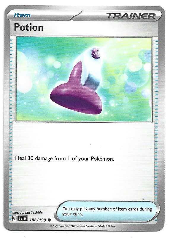 POTION - COMMON  188/198  POKEMON TCG SCARLET & VIOLET TRADING CARD