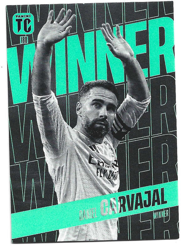 DANI CARVAJAL - PANINI `TOP CLASS` 2025 COLLECTION - FOIL WINNER TRADING CARD 188