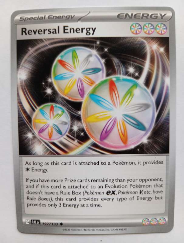 POKEMON CARD - REVERSAL ENERGY  192/193 ENERGY PALDEA EVOLVED 2023 - MINT