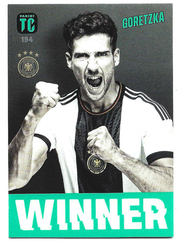 LEON GORETZA (Germany) - PANINI `TOP CLASS` 2024 - RARE FOIL `WINNERS` TRADING CARD 194