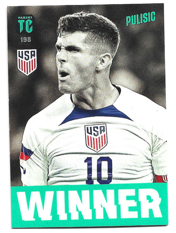 CHRISTIAN PULISIC (USA) - PANINI `TOP CLASS` 2024 - RARE FOIL `WINNERS` TRADING CARD 198