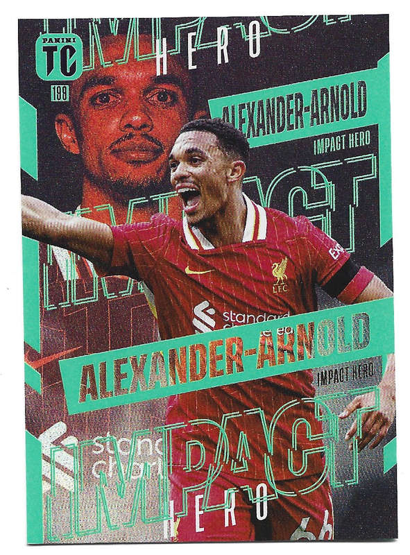 TRENT ALEX. ARNOLD - PANINI `TOP CLASS` 2025 COLLECTION - FOIL IMPACT HERO TRADING CARD 199