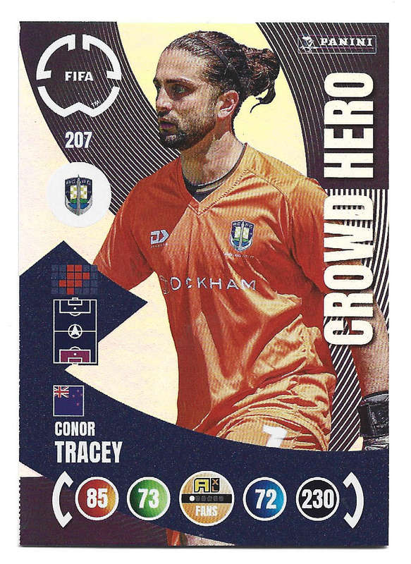 CONNOR TRACEY - PANINI CLUB WORLD CUP 2025 - FOIL CROWD HERO TRADING CARD 207