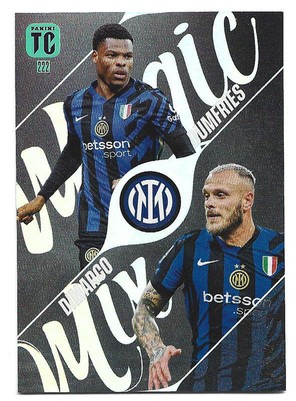 DIMARCO/DUMFRIES - PANINI `TOP CLASS` 2025 COLLECTION - FOIL MAGIC MIX TRADING CARD 222