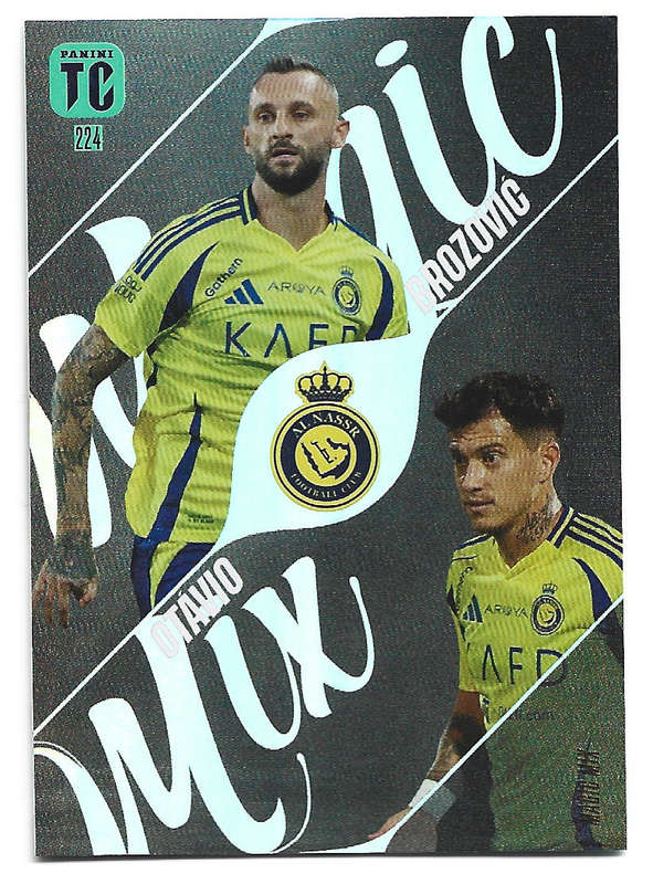 OTAVIO/BROZOVIC - PANINI `TOP CLASS` 2025 COLLECTION - FOIL MAGIC MIX TRADING CARD 224