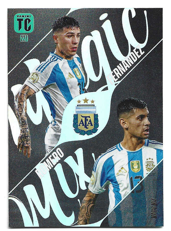 ROMERO/FERNANDEZ - PANINI `TOP CLASS` 2025 COLLECTION - FOIL MAGIC MIX TRADING CARD 227