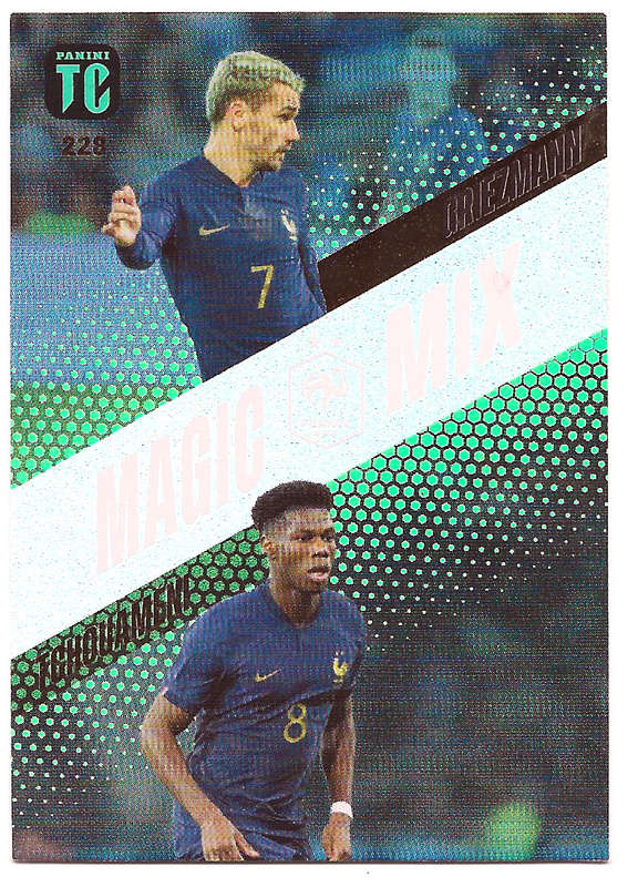 GRIEZMANN/TCHOU. - PANINI `TOP CLASS` 2024 - RARE FOIL `MAGIC MIX` TRADING CARD 228