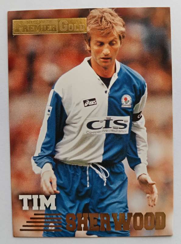TIM SHERWOOD (Blackburn) - TOPPS PREMIER GOLD COLLECTION 1996/97 - TRADING CARD CARD 22 of 161
