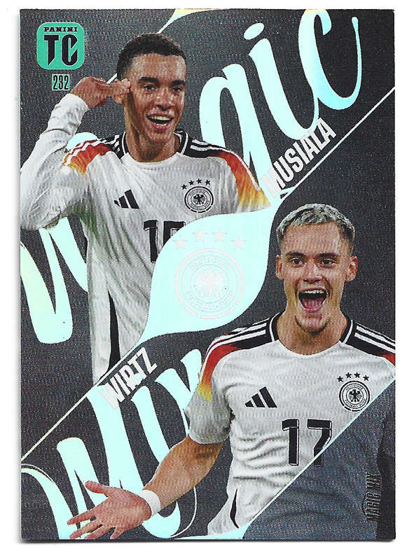WIRTZ/MUSIALA - PANINI `TOP CLASS` 2025 COLLECTION - FOIL MAGIC MIX TRADING CARD 232