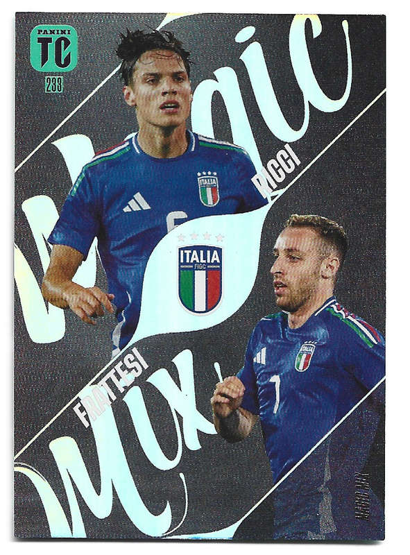 FRATTESI/RICCI - PANINI `TOP CLASS` 2025 COLLECTION - FOIL MAGIC MIX TRADING CARD 233