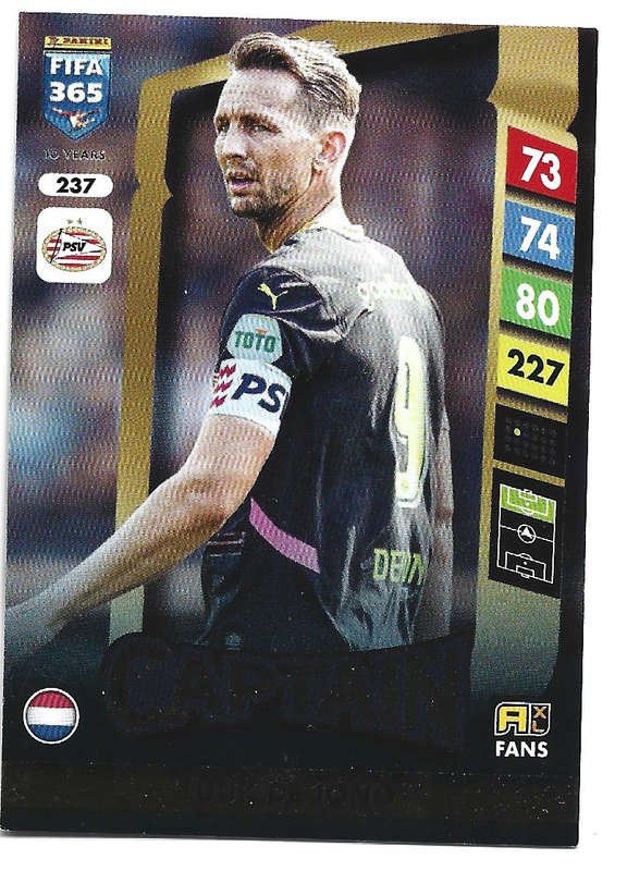 LUUK DE JONG - PANINI FIFA 365 COLLECTION 2025 - FOIL "CAPTAIN" TRADING CARD 237