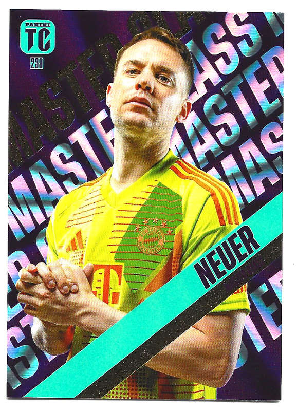 MANUEL NEUER - PANINI `TOP CLASS` 2025 COLLECTION - FOIL MASTERCLASS TRADING CARD 239