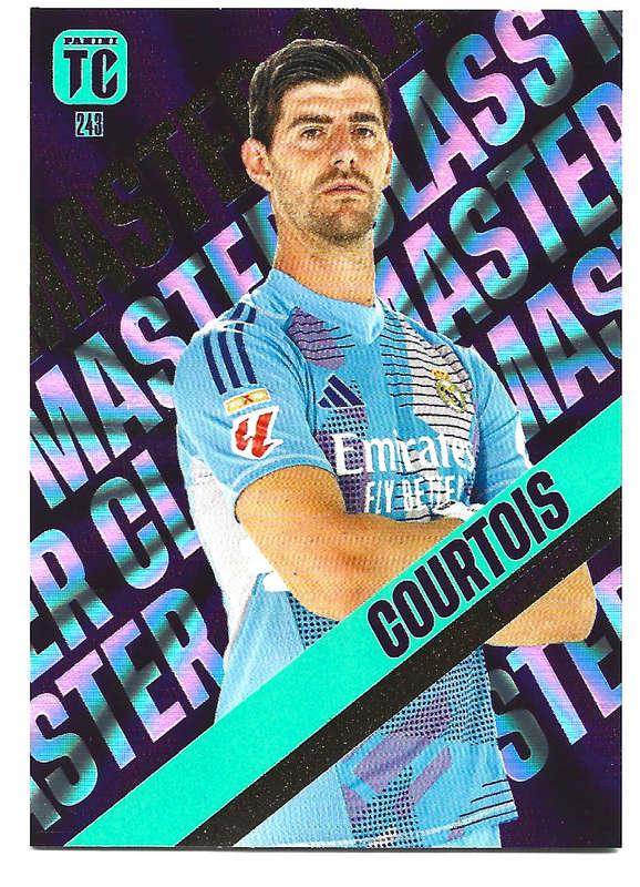 THIBAUT COURTOIS - PANINI `TOP CLASS` 2025 COLLECTION - FOIL MASTERCLASS TRADING CARD 243