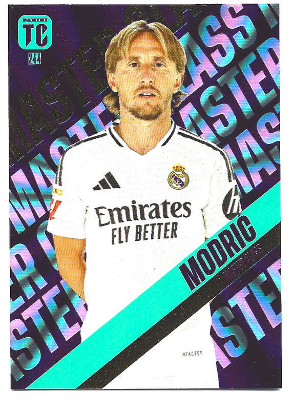 LUKA MODRIC - PANINI `TOP CLASS` 2025 COLLECTION - FOIL MASTERCLASS TRADING CARD 244