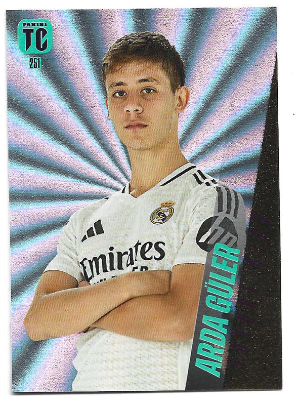 ARDA GULER - PANINI `TOP CLASS` 2025 COLLECTION - FOIL FUTURE STAR TRADING CARD 251
