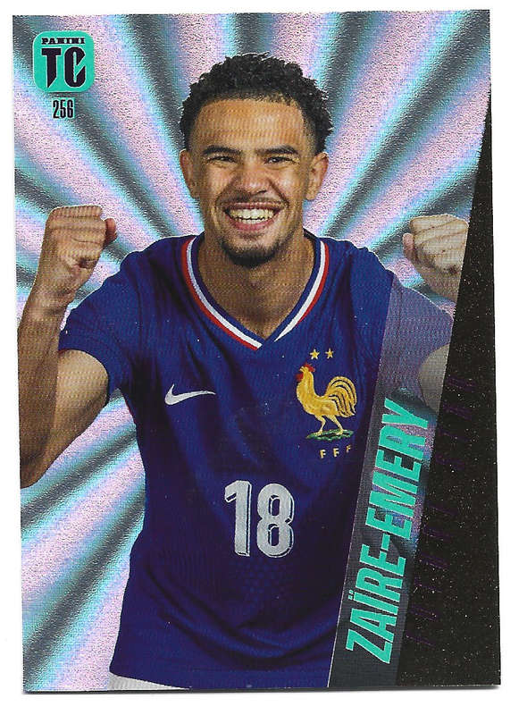 ZAIRE EMERY - PANINI `TOP CLASS` 2025 COLLECTION - FOIL FUTURE STAR TRADING CARD 256