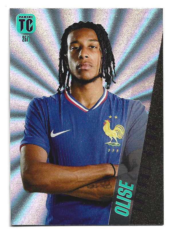 MICHAEL OLISE - PANINI `TOP CLASS` 2025 COLLECTION - FOIL FUTURE STAR TRADING CARD 257