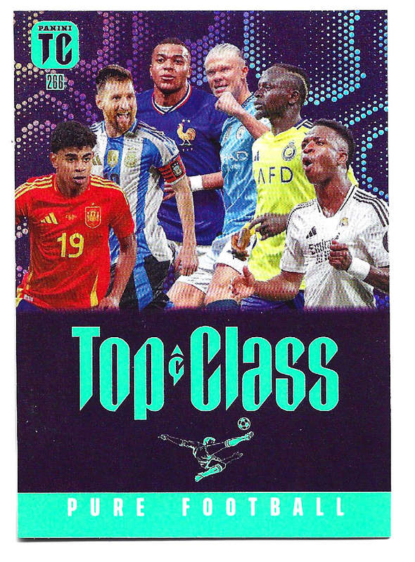 TOP CLASS - PANINI `TOP CLASS` 2025 COLLECTION - RARE PURE FOOTBALL TRADING CARD 266