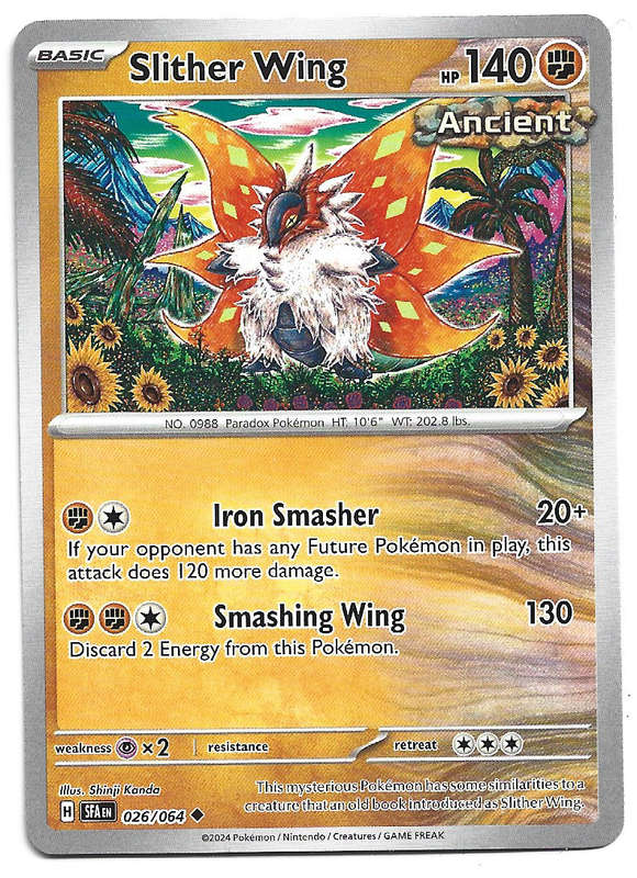 POKEMON CARD - SLITHER  26/64 Common Shrouded Fable Trading Card - Mint