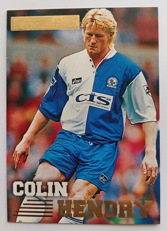 COLIN HENDRY (Blackburn) - TOPPS PREMIER GOLD COLLECTION 1996/97 - TRADING CARD CARD 27 of 161