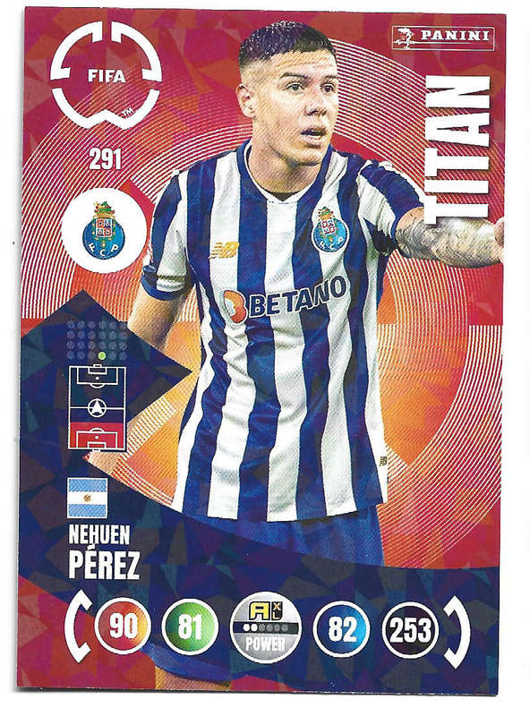 NEHUEN PEREZ - PANINI CLUB WORLD CUP 2025 - FOIL MAGICIAN TRADING CARD 291