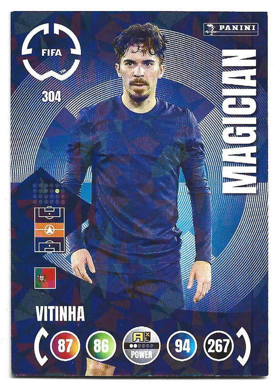 VITINHA - PANINI CLUB WORLD CUP 2025 - FOIL MAGICIAN TRADING CARD 304