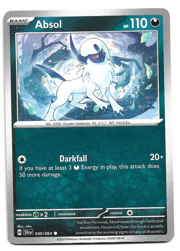 ABSOL - POKEMON SHROUDED FABLE COMMON  30/64 TRADING CARD