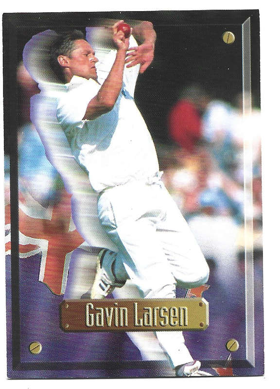GAVIN LARSEN (New Zealand) - 1997 SPORTS DECK CRICKET CARD COLLECTION - TRADING CARD 32