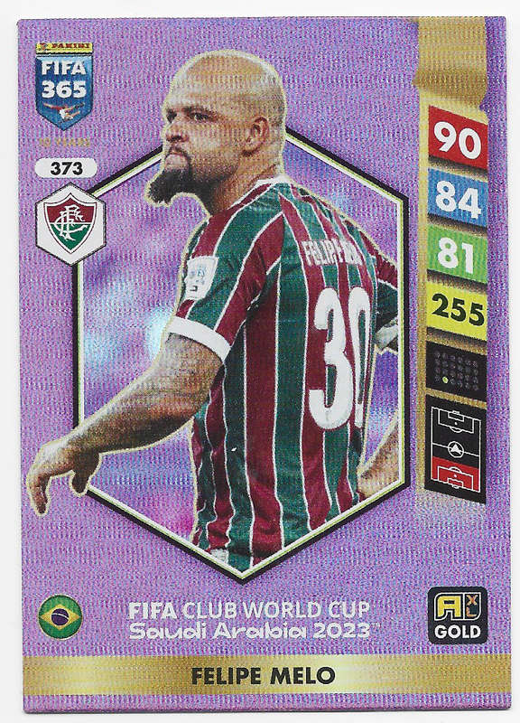 FILIPE MELO  - PANINI FIFA 365 COLLECTION 2025 - FOIL "FIFA CLUB WORLD CUP" TRADING CARD 373