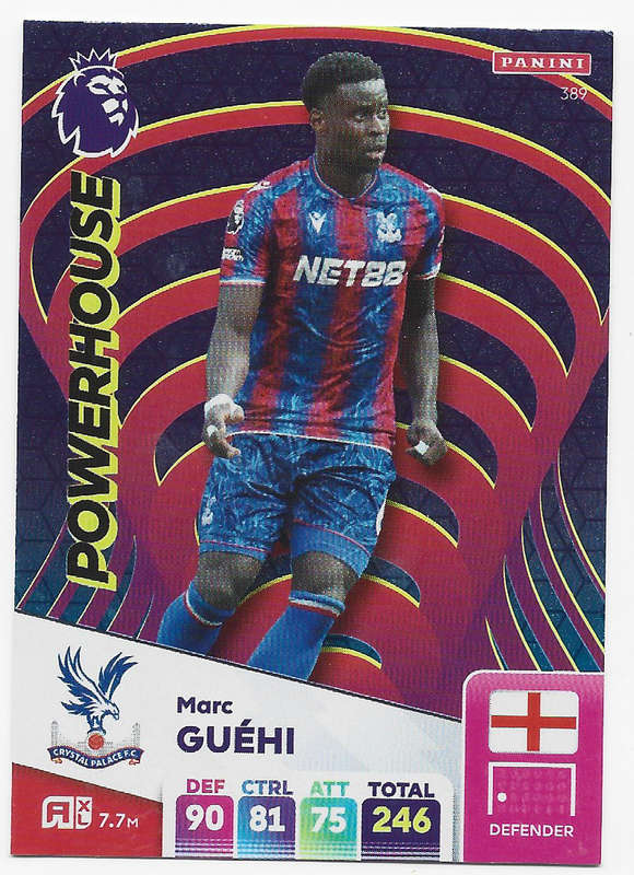 MARC GUEHI -  PANINI English Premier League 2024/25 - FOIL "POWERHOUSE" TRADING CARD 389